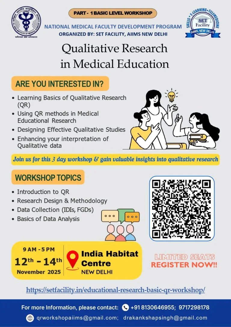 Qualitative Research in Medical in Medical education (Basic)