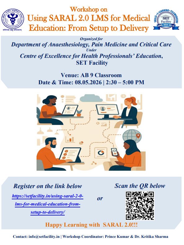 Using SARAL 2.0 LMS for Medical Education: From Setup to Delivery
