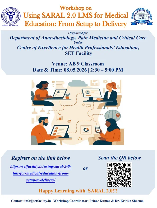 Using SARAL 2.0 LMS for Medical Education: From Setup to Delivery